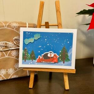 Puffin in Santa’s Sleigh