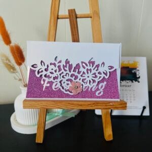 Confirmation Money Envelope – Girl (Glitter) DELUXE