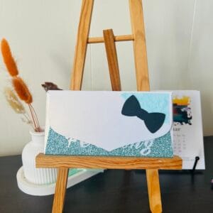 Confirmation Money Envelope – Boy (Glitter & Bow Tie)